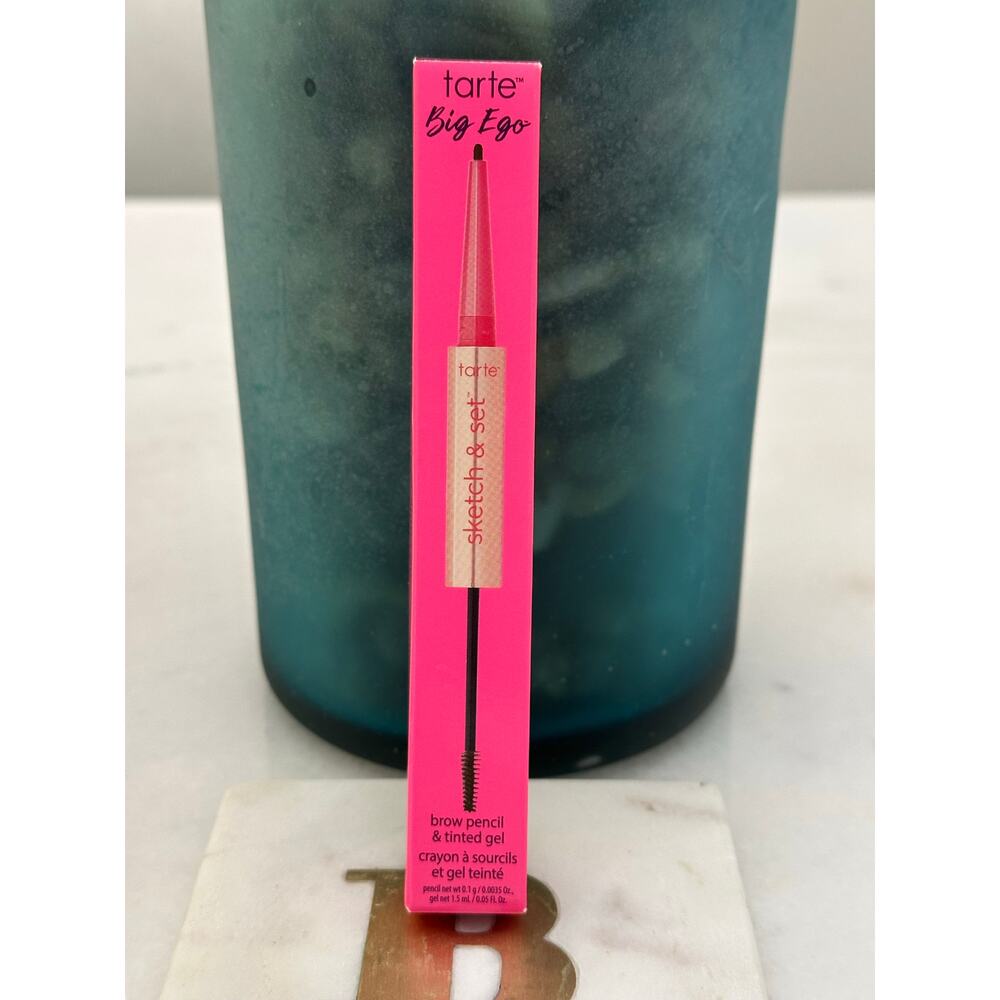 Tarte Big Ego Sketch & Set Brow Pencil & Tinted Gel Golden Blonde Full Size NIB